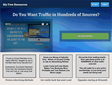 Tablet Screenshot of myfreeresources.com